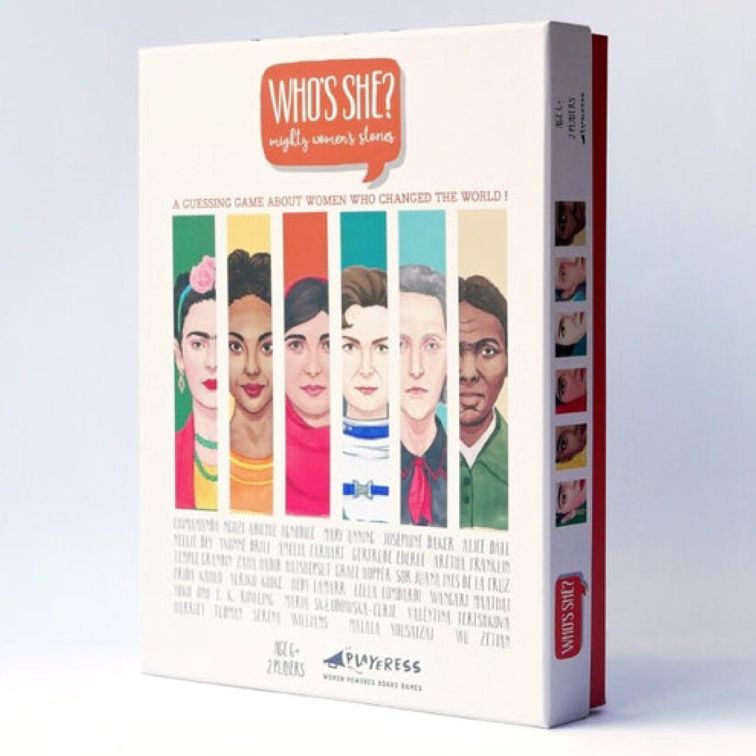 ๐  WHO'S SHE? wooden modular game