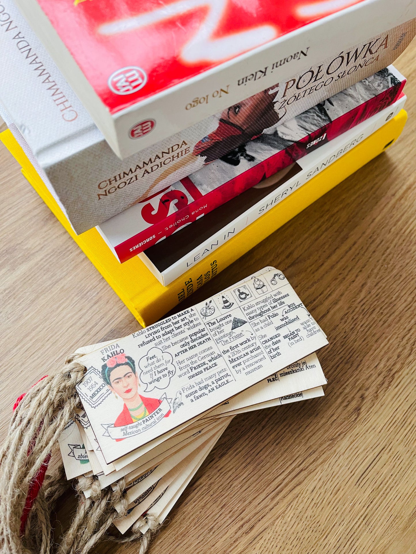 HERSTORY wooden bookmark