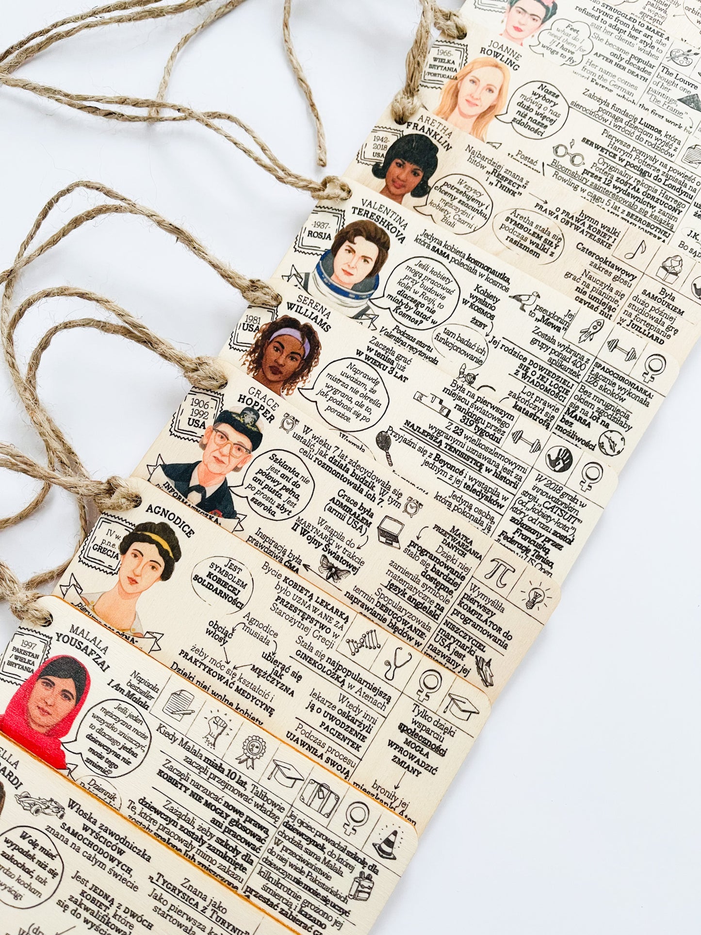 HERSTORY wooden bookmark