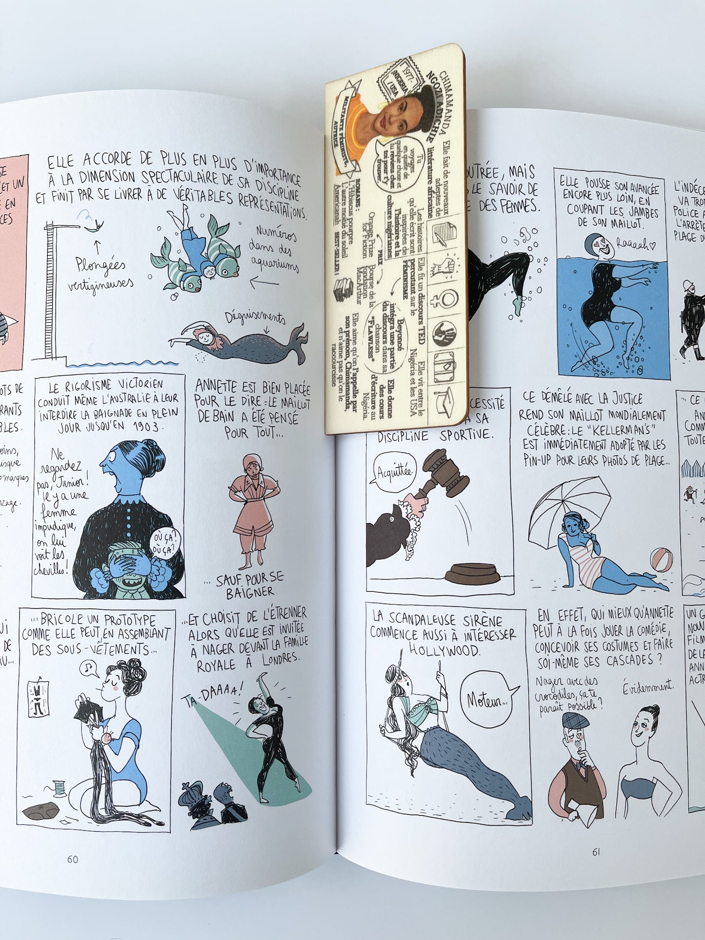 HERSTORY wooden bookmark