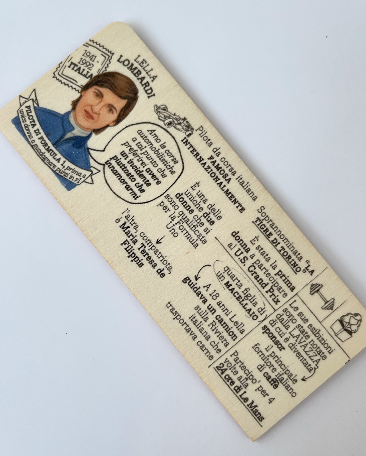 HERSTORY wooden bookmark