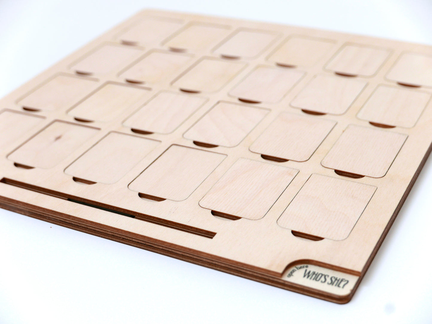 ๐  WHO'S SHE? wooden modular game