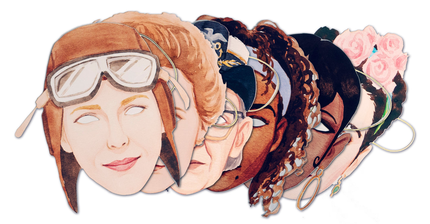 Mighty Women Paper Masks