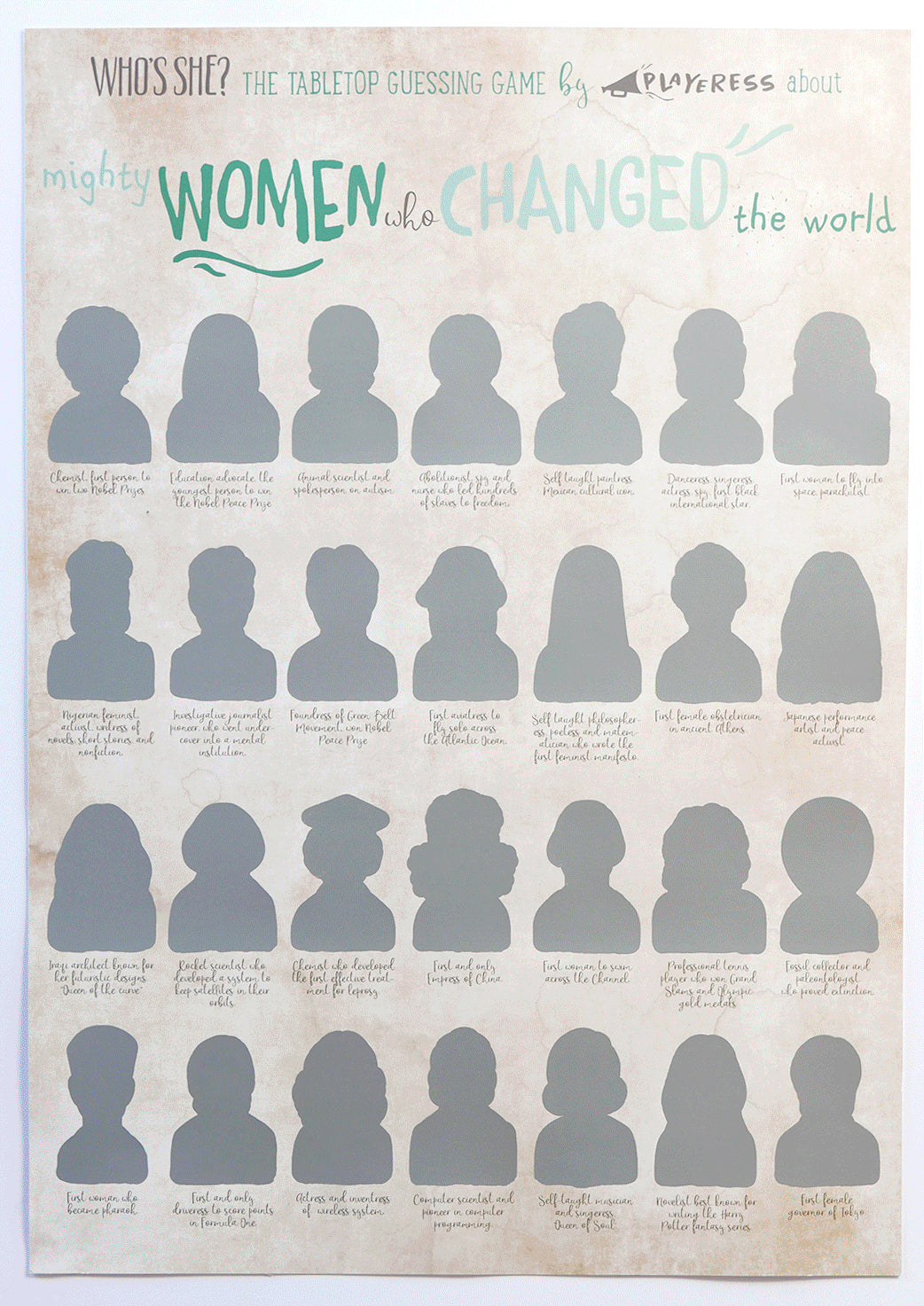 Scratch-off poster